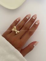 انگشتر پاپیونی NO.1 کد 310215 - تصویر 7