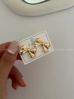 گوشواره پاپیونی کد 310205 - تصویر 5