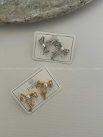 گوشواره نگینی تک مروارید کد 310206