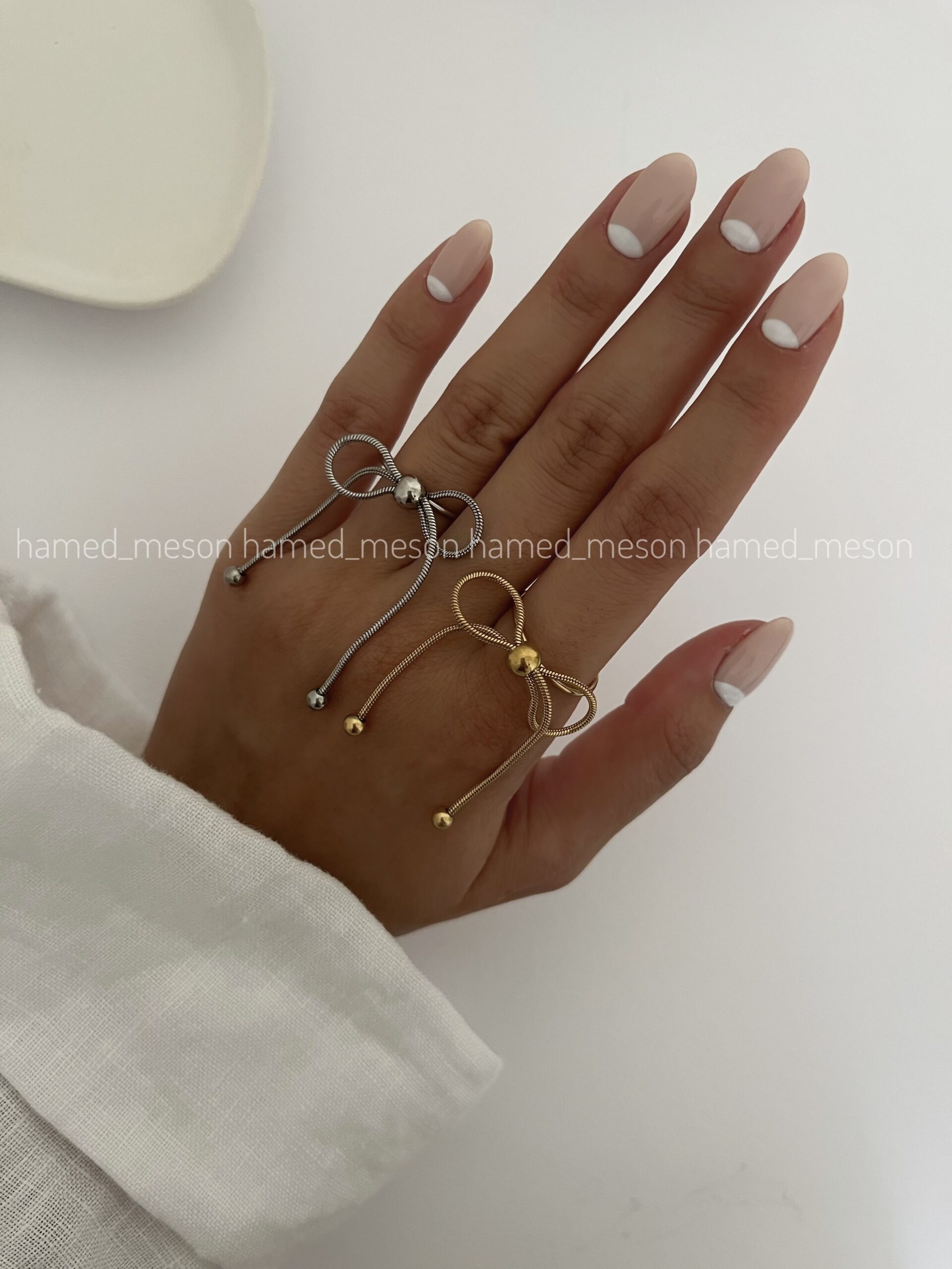 XBVX3643 انگشتر پاپیونی NO.2 کد 310216 - تصویر 1