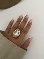 انگشتر تک مروارید کد 310152 - تصویر 2