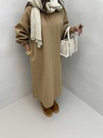 پیراهن بلند آستین کش کد 200593 - تصویر 4
