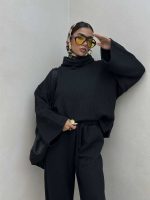 ست دورس و شلوار یقه اسکی کد 160601 - تصویر 10