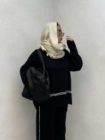 ست بلوز و شلوار حاشیه دار کد 160606 - تصویر 10
