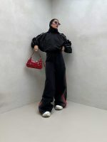 سوییشرت بارونی کلاه دار کد 200599 - تصویر 14