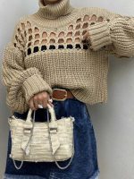 بافت یقه اسکی توری کد 200567 - تصویر 12