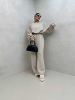 ست دورس و شلوار پایین کش کد 160621 - تصویر 7