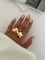 انگشتر طرحدار کد 310220 - تصویر 7