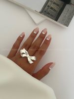 انگشتر طرحدار کد 310220 - تصویر 8