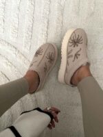 نیمبوت UGG طرح نخل کد 140806 - تصویر 2