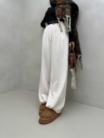 شلوار کتان کج راه کد 101554 - تصویر 3
