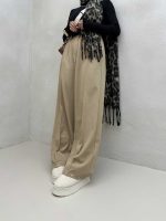 شلوار کتان کج راه کد 101554 - تصویر 5