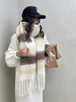 شال موهر راه راه کد 310296 - تصویر 3