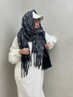 شال گردنی پلنگی کد 310288 - تصویر 5