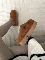 نیمبوت UGG طرح نخل کد 140806 - تصویر 5