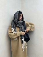 شال موهر ریش دار کد 310287 - تصویر 5