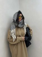 شال موهر ریش دار کد 310287 - تصویر 7