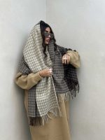 شال رو دوخت ریش دار کد 310293 - تصویر 5