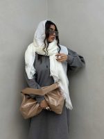 شال کنفی ساده ZARA کد 310286