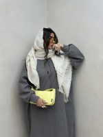 شال کنفی ساده ZARA کد 310286 - تصویر 6