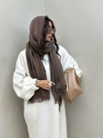 شال ساده دور ریش کد 310292 - تصویر 2