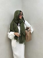 شال ساده دور ریش کد 310292 - تصویر 4