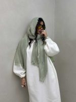 شال ساده دور ریش کد 310292 - تصویر 6