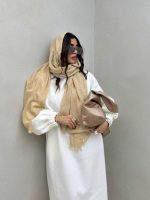 شال ساده دور ریش کد 310292 - تصویر 8