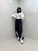 ست کراپ و شلوار ADIDAS کد 160648 - تصویر 3