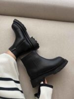 نیم بوت بغل زیپ کد 140798 - تصویر 2