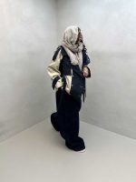 مانتو جین ترکیبی کد 200640 - تصویر 3