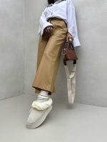 شلوار چرم جیب رودوخت کد 101535 - تصویر 5