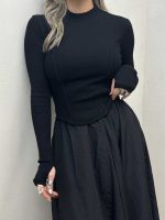 بلوز نواردار کد 180442 - تصویر 2