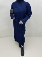 پیراهن بلند زنجیری کد 200683 - تصویر 12