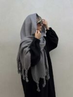 شال موهر ZARA کد 310330 - تصویر 5