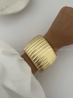 بنگل پهن GOLD کد 310319 - تصویر 6