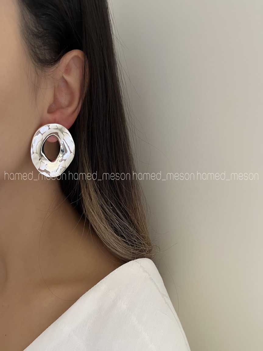 LQXY4521 گوشواره دونات کد 310317 - تصویر 1