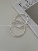 دستبند SILVER شیاردار کد 310321 - تصویر 3