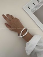دستبند SILVER شیاردار کد 310321 - تصویر 4