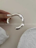 دستبند SILVER شیاردار کد 310321 - تصویر 6