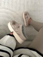 نیمبوت UGG طرح نخل کد 140806 - تصویر 3