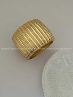 بنگل پهن GOLD کد 310319 - تصویر 4