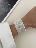 دستبند پهن شیاردار کد 310316