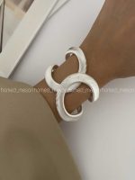 دستبند SILVER شیاردار کد 310321 - تصویر 2