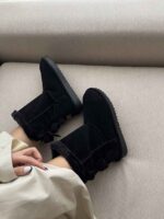 UGG بلند پشت پاپیونی کد 140809 - تصویر 4