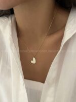 گردنبند قلب کد 310343 - تصویر 3
