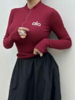 بلوز ALO نیم زیپ کد 180444