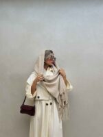 شال حوله ای کد 310339 - تصویر 15