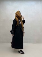 مانتو بلند 3 دکمه کد 200706 - تصویر 4