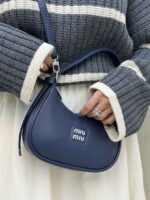 کیف هلالی MIU MIU کد 280427 - تصویر 8